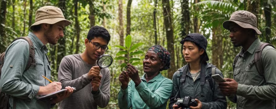 African youth and students bridging digital tools with indigenous knowledge